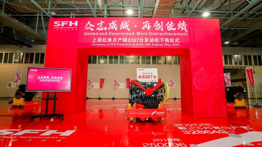 SFH - O EMPREENDIMENTO CONJUNTO DA FPT INDUSTRIAL NA CHINA - ESTABELECE RECORDE DE PRODUÇÃO DE MOTORES